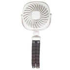Octopus Stroller Deformation Fan Desktop Portable Handheld USB Small Fan, 1200mAh White, 1200mAh Pink, 1200mAh Black, 2200mAh White, 2200mAh Pink, 2200mAh Black 1200mAh White