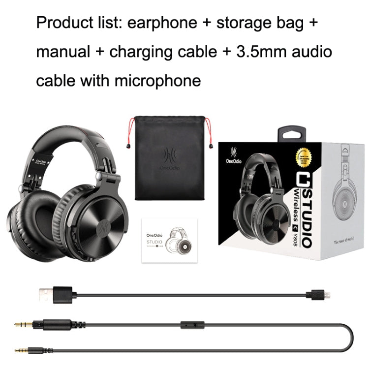 OneOdio PRO-C Bilateral Stereo Pluggable Over-Ear Wireless Bluetooth Monitor Headset, PRO-C – Bluetooth