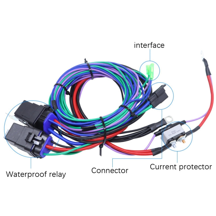 7014G Marine Harness Insertion Plate Tilt Flattening Device Harness Suitable For CMC / TH, 12V, 24V – Waterproof