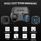 APEXEL Night Vision Binoculars With Video Recording HD Infrared Telescope For Hunting, APL-NV008