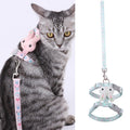 Rabbit Head Type Cat Traction Rope Anti-breakaway Adjustable Cat Leash, Small Suitable for Within 3kg, Large Suitable for 3-6kg Small Suitable for Within 3kg Green