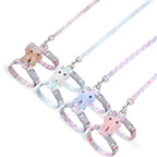 Rabbit Head Type Cat Traction Rope Anti-breakaway Adjustable Cat Leash, Small Suitable for Within 3kg, Large Suitable for 3-6kg