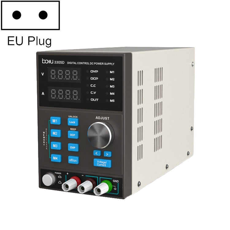 BAKU BA-3305D 5A/30V CNC DC High Power Supply, BA-3305D US Plug, BA-3305D EU Plug – TPU, 4K BA-3305D EU Plug EU Plug