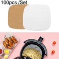 Air Fryer Special Paper Pad Grilled Meat Paper Oil Absorbed Paper, Color Random Delivery, Square Without Hole (21.5cm), Square With Hole (23cm), Square Without Hole (23cm), Square With Hole (24cm), Square Without Hole (24cm), Square With Hole (25cm)   ... Square Without Hole (21.5cm)