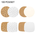 Air Fryer Special Paper Pad Grilled Meat Paper Oil Absorbed Paper, Color Random Delivery, Square Without Hole (21.5cm), Square With Hole (23cm), Square Without Hole (23cm), Square With Hole (24cm), Square Without Hole (24cm), Square With Hole (25cm)   ...
