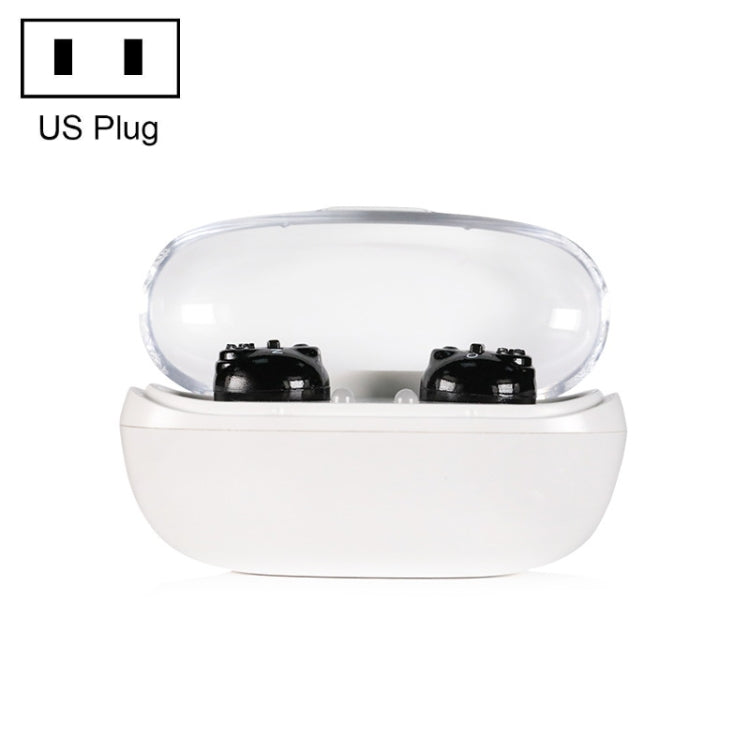 Old People Voice Amplifier Hearing Aid Magnetic Charge Dual-unit Sound Collector, US Plug, EU Plug – Magnetic US Plug