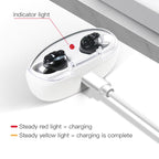 Old People Voice Amplifier Hearing Aid Magnetic Charge Dual-unit Sound Collector, US Plug, EU Plug – Magnetic