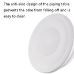 Home Piping Table Cake Turntable, White, Wheat, Blue, Pink