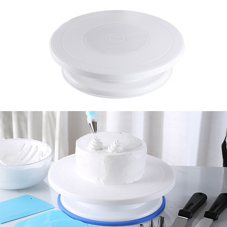 Home Piping Table Cake Turntable, White, Wheat, Blue, Pink White