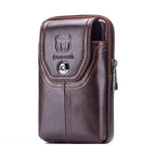 BULL CAPTAIN Leather Multifunctional Waist Bag For Men, Brown-05, Brown-07, Brown-08, Brown-10, Brown-04, Brown-06, Brown-09, Black-05, Black-07, Black-08, Black-10, Black-04, Black-09 Brown-05