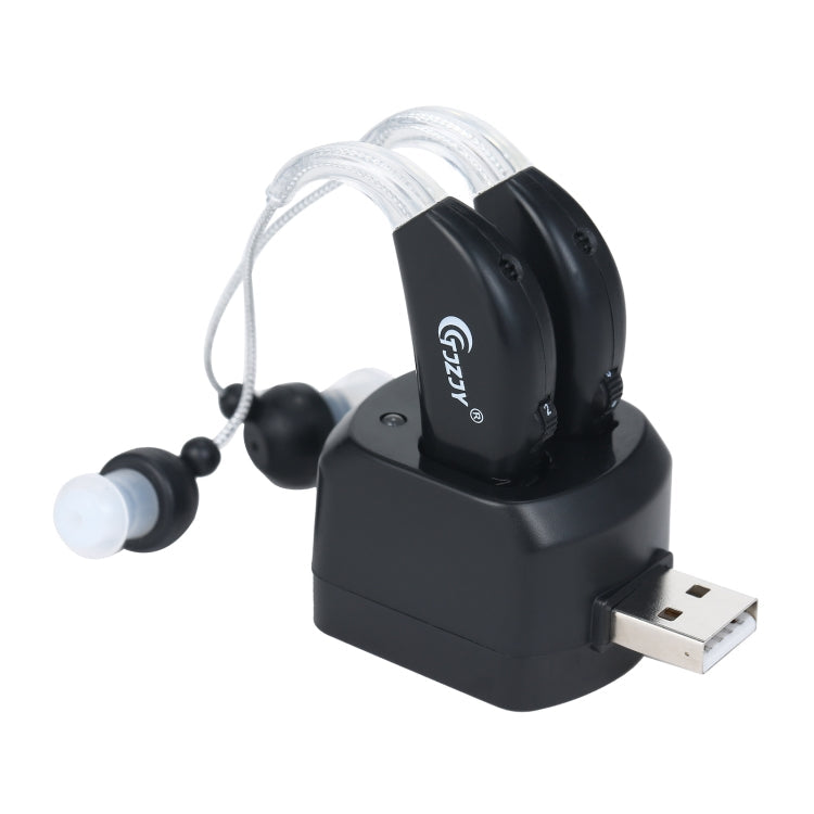 Rechargeable Hearing Aids for Seniors Personal Sound Amplifier with Charging Base,EU Plug Default Title