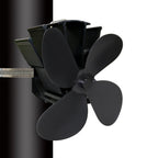 YL603 Thermodynamic Magnetless Wall Mounted Fireplace Fan, Black, Gold, Silver, Gray, Red, Bronze, Rose Red, Blue Black