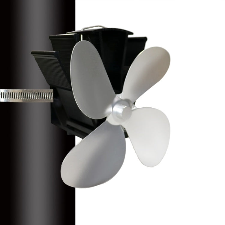 YL603 Thermodynamic Magnetless Wall Mounted Fireplace Fan, Black, Gold, Silver, Gray, Red, Bronze, Rose Red, Blue Silver
