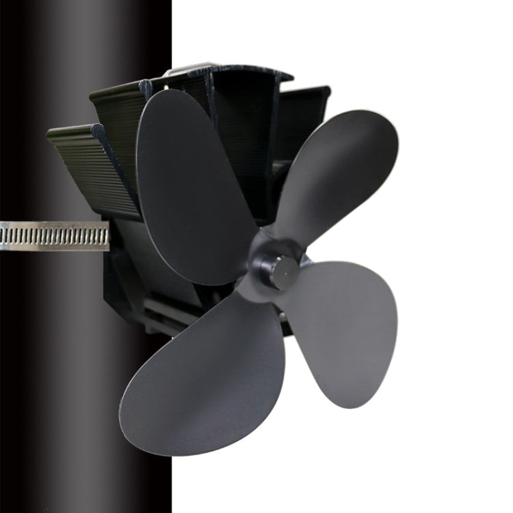 YL603 Thermodynamic Magnetless Wall Mounted Fireplace Fan, Black, Gold, Silver, Gray, Red, Bronze, Rose Red, Blue Gray