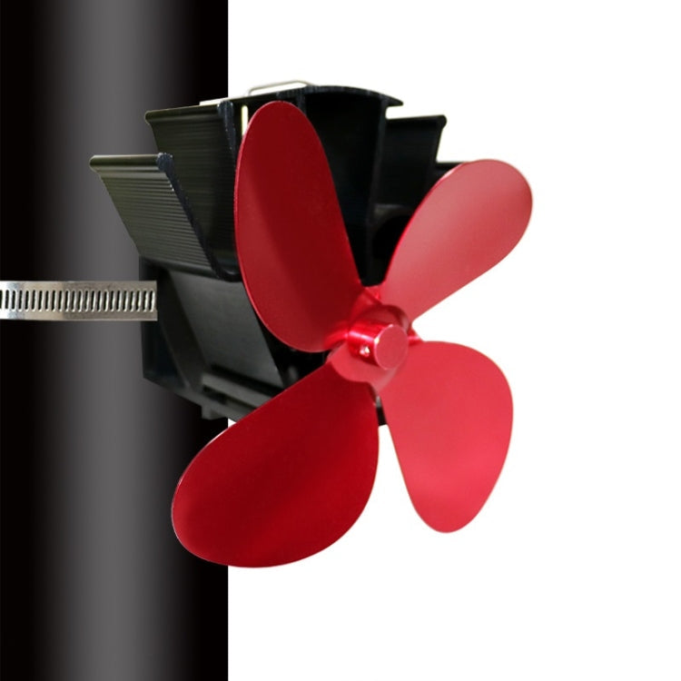 YL603 Thermodynamic Magnetless Wall Mounted Fireplace Fan, Black, Gold, Silver, Gray, Red, Bronze, Rose Red, Blue Red