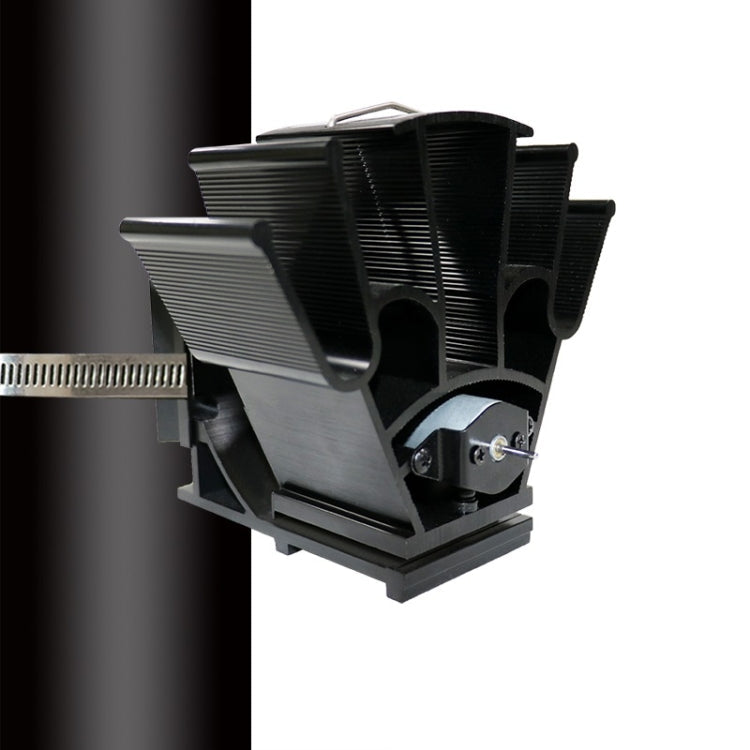YL603 Thermodynamic Magnetless Wall Mounted Fireplace Fan, Black, Gold, Silver, Gray, Red, Bronze, Rose Red, Blue