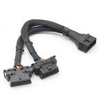 2 In 1 16PIN Car OBD Elbow Extension Cable Converted Cable, 2 In 1 16PIN 2 In 1 16PIN