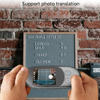 Travel Simultaneous Translator Scanning Recording Intelligent Voice Translator, White, Black – Durable Build, Easy to Use
