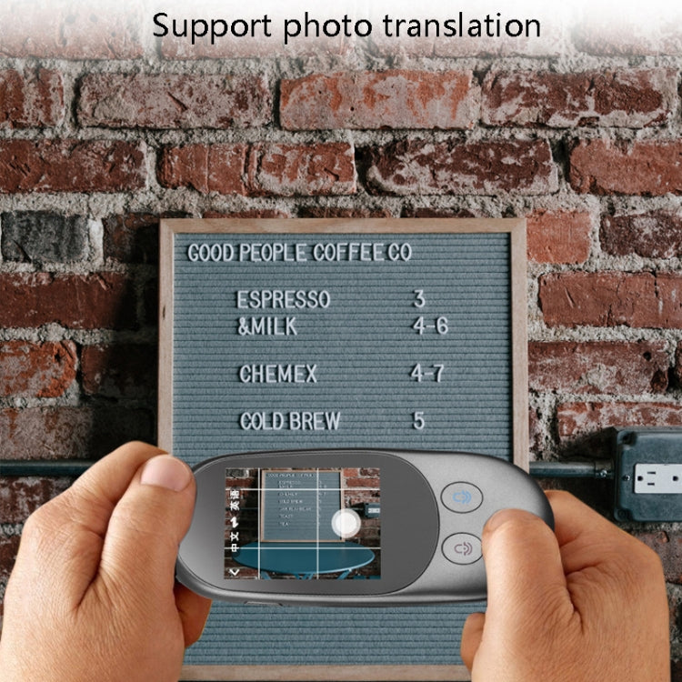 Travel Simultaneous Translator Scanning Recording Intelligent Voice Translator, White, Black – Durable Build, Easy to Use