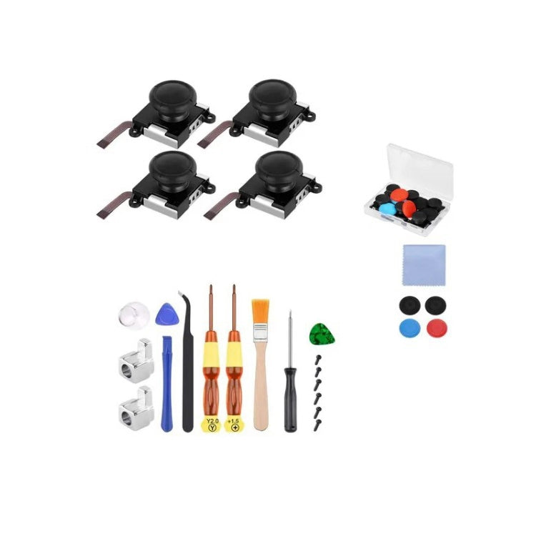 3D Joystick Repair Screwdriver Set Gamepads Disassembly Tool For Nintendo Switch Joy-Con , Series: 5 In 1, 5 In 1, 6 In 1, 10 In 1, 11 In 1, 12 In 1, 15 In 1, 16 In 1, 17 In 1, 18 In 1, 20 In 1, 21 In 1, 22 In 1, 23 In 1, 25 In 1, 27 In 1 – Durable... 27 In 1