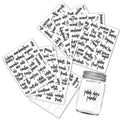 168 PCS Pantry Storage Stickers Waterproof and Oil-proof Food Label Stickers Default Title