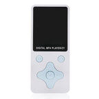 T68 Card Lossless Sound Quality Ultra-thin HD Video MP4 Player, Cross Key Cross Key White