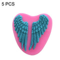 5 PCS Angel Wings Cake Silicone Mold Baking Tool, Angel Wings Angel Wings