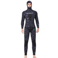 DIVE & SAIL 7mm Split Thick And Keep Warm Long Sleeves Hooded Diving Suit, M, L, XL, XXL, XXXL – Wear-resistant M Green