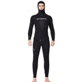 DIVE&SAIL 5mm Split Thick And Keep Warm Long Sleeves Hooded Diving Suit, 5mm XL Black, 5mm XXL Green, 5mm XL Orange, 5mm XXL Black, 5mm XXXL Green, 5mm XXL Orange, 5mm XXXL Black, 5mm M Green, 5mm XXXL Orange, 5mm M Black, 5mm M Orange, 5mm L Green    ... 5mm XL Black Black