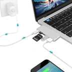USB-C To HDMI Splitter Docking Station Card Reader, Specification：, 5 in 1 Gray, 5 in 1 Silver, 6 in 1 Gray, 6 in 1 Silver – Durable Build, Easy to Use