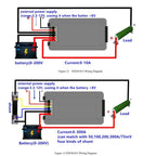 DC 0-200V Voltage Current Battery Tester, PZEM-015 With 50A Shunt, PZEM-015 With 100A Shunt, PZEM-015 With 200A Shunt, PZEM-015 With 300A Shunt, PZEM-015 Without Shunt