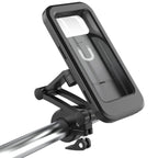 Bicycle Mobile Phone Holder Mountain Bike Waterproof Bag, Black Black