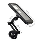 Bicycle Mobile Phone Holder Mountain Bike Waterproof Bag, Black