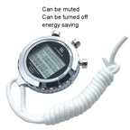 YS Stopwatch – Metal Stopwatch 3 Rows Display Running Training Electronic Timers,...