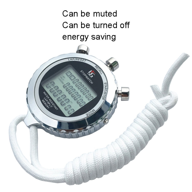 YS Stopwatch – Metal Stopwatch 3 Rows Display Running Training Electronic Timers,...