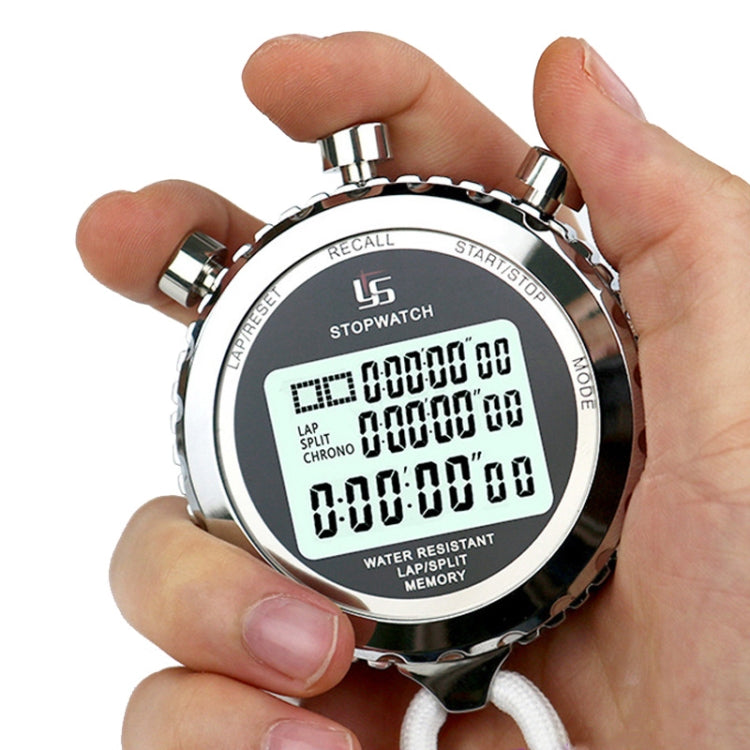 YS Stopwatch – Metal Stopwatch 3 Rows Display Running Training Electronic Timers,... YS-5100 100 Memories 3 Rows Display