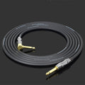 KGR Guitar Cable Keyboard Drum Audio Cable, 1m, 3m, 6m, 10m 1m Elbow Straight Jack