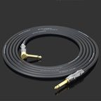 KGR Guitar Cable Keyboard Drum Audio Cable, 1m, 3m, 6m, 10m 1m Elbow Straight Jack