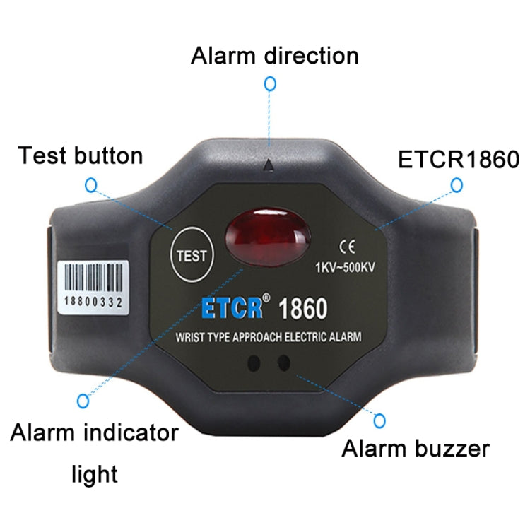 ETCR Non-contact High Voltage Alarm Ellectrician Test Pen, Model:, ETCR1860 For Wrist, ETCR1860C For Wrist, ETCR1880 For Helmet, ETCR1880C For Helmet, ETCR1870 For Arm, ETCR1870C For Arm – Durable Build, Easy to Use