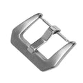 3 PCS Stainless Steel Brushed Pin Buckle Watch Accessories, 18mm Steel Color, 20mm Steel Color, 22mm Steel Color, 18mm Black, 20mm Black, 22mm Black 18mm Steel Color