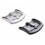 3 PCS 316L Stainless Steel Watch Buckle Watch Accessories, 18mm IP Black, 20mm Silver, 20mm IP Black