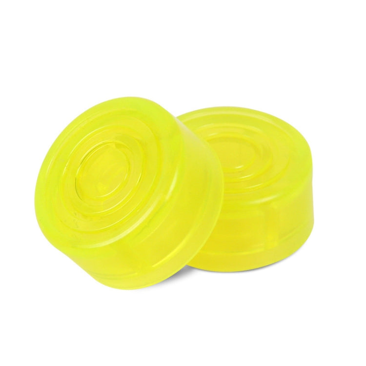 10 PCS JT1808 Electric Guitar Tuner Pedal Cap, Yellow, Red, Purple, Green, Orange, Deep Blue, Light Blue, Black Yellow
