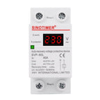SINOTIMER 220V 40A LED Digital Display Delay Automatic Reset Under-voltage Protector, SVP-60L SVP-60L