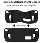 PGTECH Game Console Silicone Case With Anti-Slip Particles for Steam Deck, Black