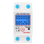 SINOTIMER DDS6619-526L-2 Can Reset Zero Backlight Display Single-phase Rail Electric Energy Meter, DDS6619-526L-2 DDS6619-526L-2