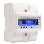SINOTIMER Three-Phase Backlight Display Rail Type Electricity Meter 5-100A 400V, DDS024, DDS024T
