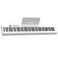 88-Key Portable Smart Folding Electric Piano, EU Plug PJ88C White