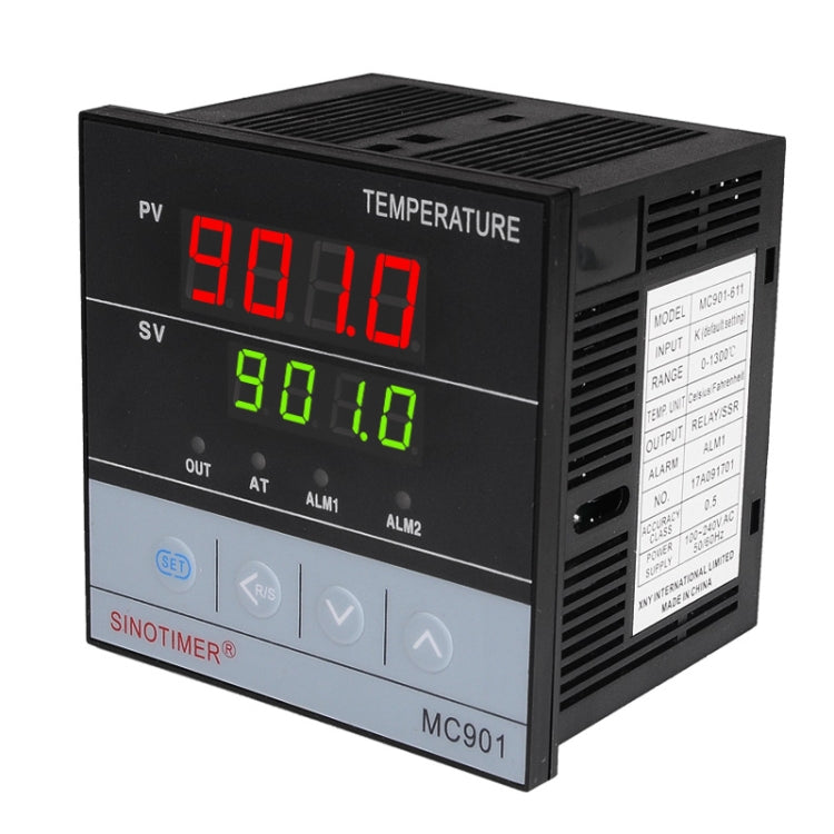 SINOTIMER MC901 Short Shell PID Smart Temperature Control Instrument Heating Refrigeration Relay, MC901 MC901