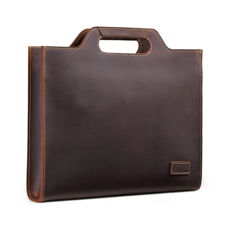 Leather Vintage Shoulder Bag Crossbody Portable Business Briefcase, Business Briefcase Business Briefcase