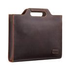 Leather Vintage Shoulder Bag Crossbody Portable Business Briefcase, Business Briefcase Business Briefcase
